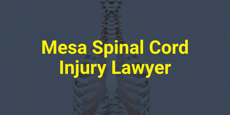 Mesa Spinal Cord Injury Lawyer